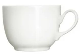 Xícara Chá Coup 230ml Porcelana Branca Ge... Xícara Chá Coup 230ml Porcelana Branca Ge...