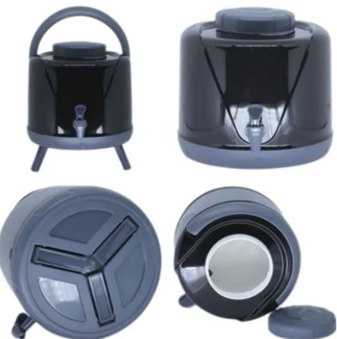 Botijão Térmico Arezzo 5 Litros Preto Uni...