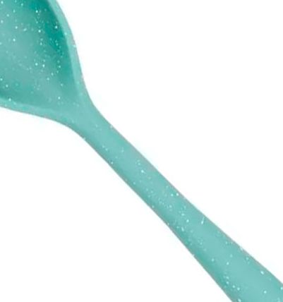 Colher Funda Silicone 27cm Verde Brinox R... Colher Funda Silicone 27cm Verde Brinox R...