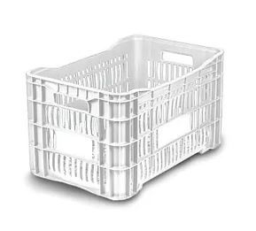 Caixa Plast Mult Vazada 54x34x30cm Bco MC... Caixa Plast Mult Vazada 54x34x30cm Bco MC...