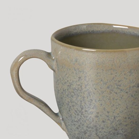 Caneca Cerâmica Organ Green Granite 273ml... Caneca Cerâmica Organ Green Granite 273ml...