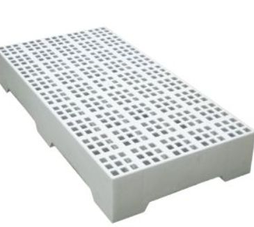 Estrado Plástico Branco 82x41x13cm Boliva... Estrado Plástico Branco 82x41x13cm Boliva...