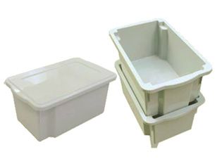 Caixa Plastica Emp 34x20x15cm 7,5L Bca PL...