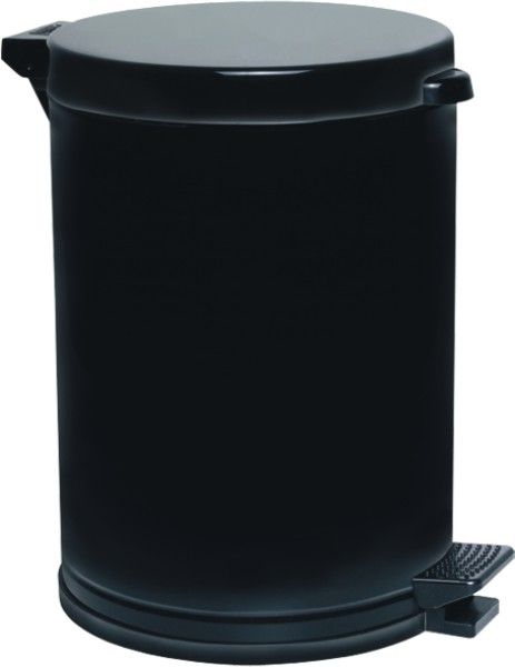 Lixeira Pedal 4,5L 20x28cm Preta VIE_3516