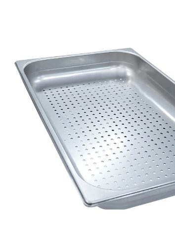 Cuba GN 1/1 Furada Inox 53x32,5x2cm Orcil... Cuba GN 1/1 Furada Inox 53x32,5x2cm Orcil...