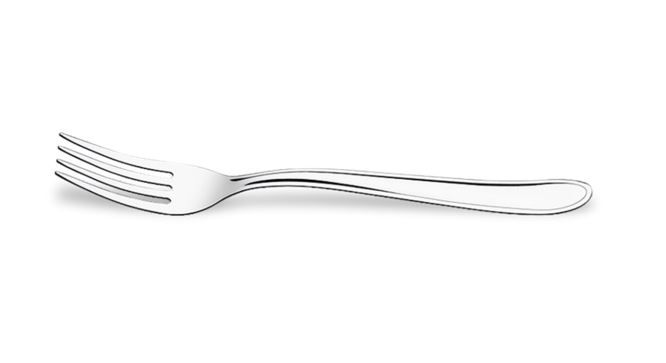 Garfo de Mesa em Aço Inox Turim Caixa com... Garfo de Mesa em Aço Inox Turim Caixa com...