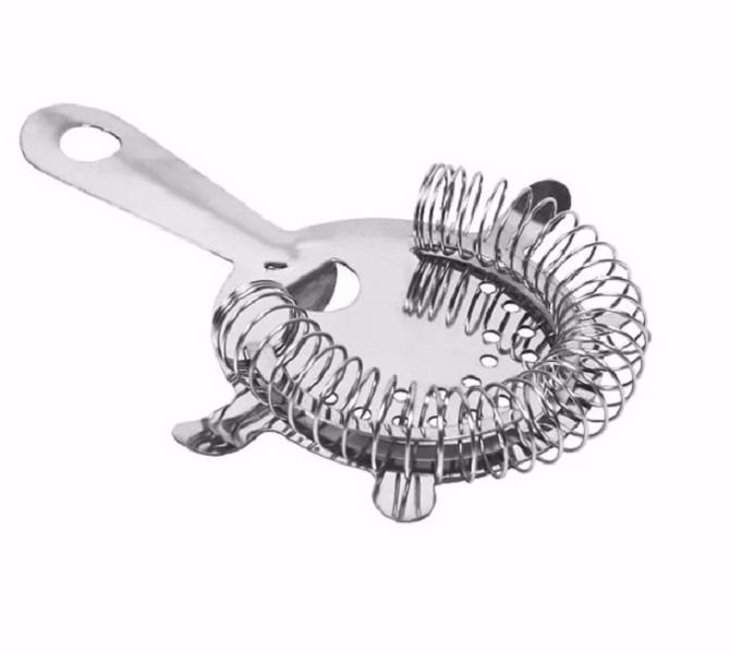 Coador Strainer Coquetel 4 Apoios Inox BR... Coador Strainer Coquetel 4 Apoios Inox BR...