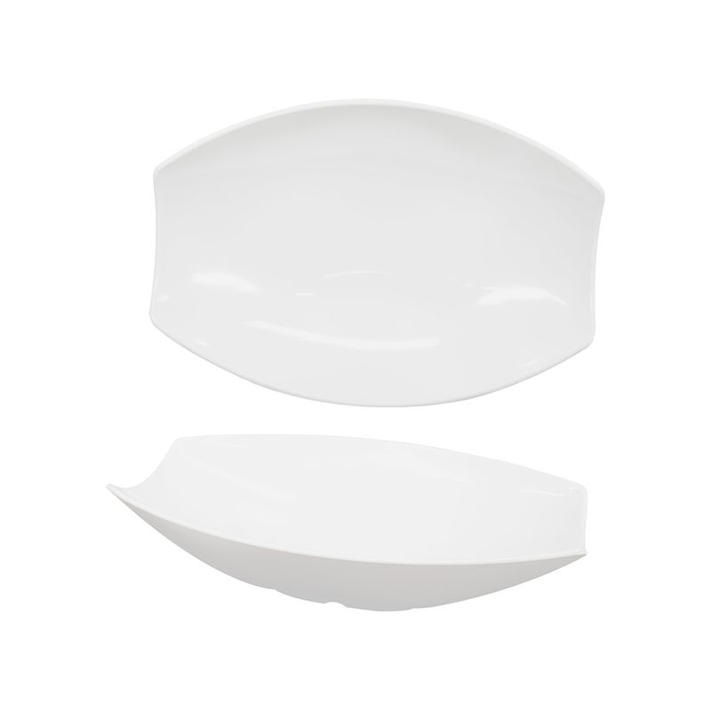 Saladeira Oval Canoa Melam 46x31x11cm BTF... Saladeira Oval Canoa Melam 46x31x11cm BTF...