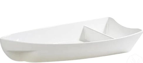 Barco Sushi Grande em Plástico PP 63x23x6...