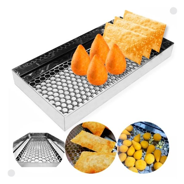 Escorredor Pastel Inox 41x62cm Servipel R... Escorredor Pastel Inox 41x62cm Servipel R...