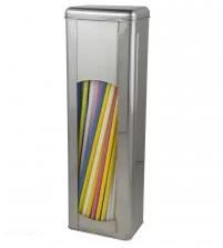 Porta Canudo Quadrado Inox POP