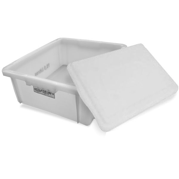 Caixa Plástica Empilhável com Tampa 15L 4...