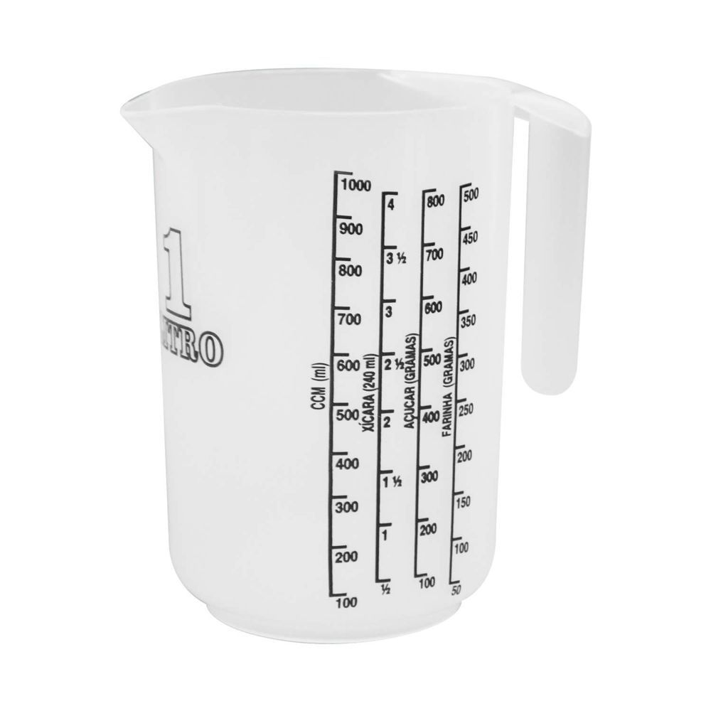 Jarra Plastica Medidora 1L Fosca JLY_10112