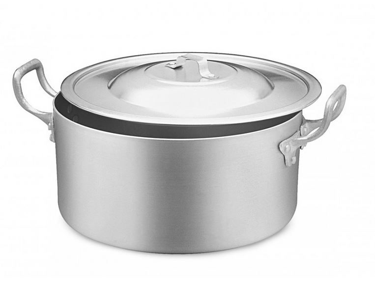 Cacarola Aluminio Hotel 38x18cm 20L ABC_212 Cacarola Aluminio Hotel 38x18cm 20L ABC_212