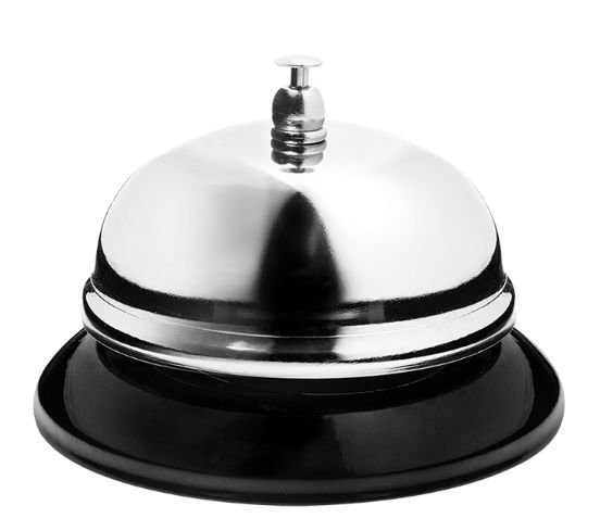 Campainha Inox P/ Copa Garcon BNX_1699-100 Campainha Inox P/ Copa Garcon BNX_1699-100