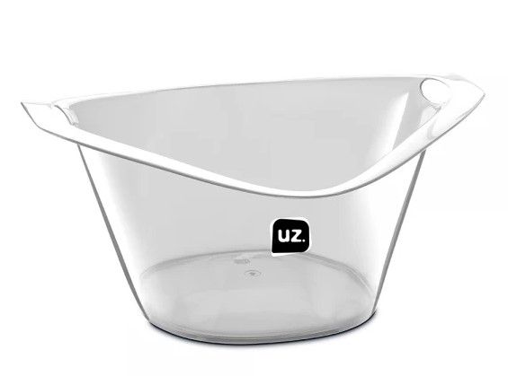 Balde de Gelo Acrílico Incolor 8 Litros U...