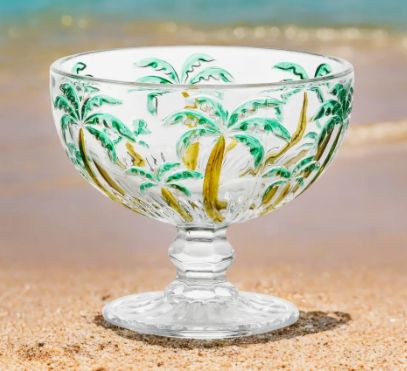 Taça Sobremesa Palm Tree 310ml Kehome Ref... Taça Sobremesa Palm Tree 310ml Kehome Ref...
