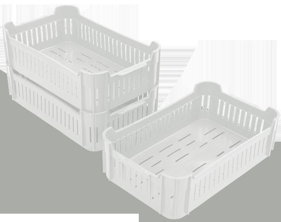 Caixa Plast Mult Vazada 45x28x14cm Nat BL... Caixa Plast Mult Vazada 45x28x14cm Nat BL...