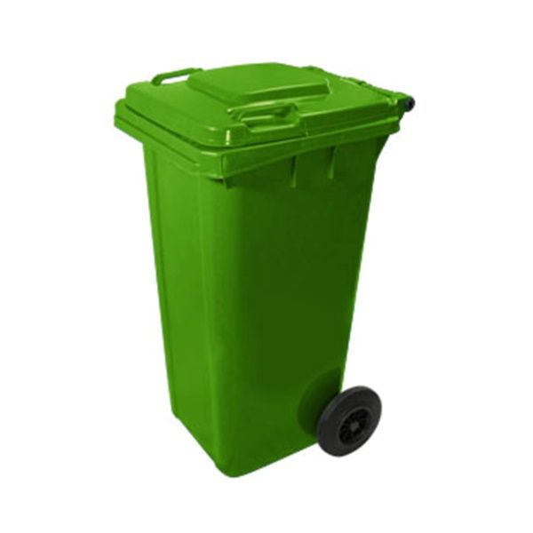 Lixeira Contentora 240 Litros Verde Usapl... Lixeira Contentora 240 Litros Verde Usapl...