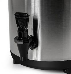 Botijão Térmico Inox Preto 8 Litros Marca... Botijão Térmico Inox Preto 8 Litros Marca...