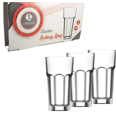 Copo Long Drink Vidro Sydney 360ml Caixa ... Copo Long Drink Vidro Sydney 360ml Caixa ...
