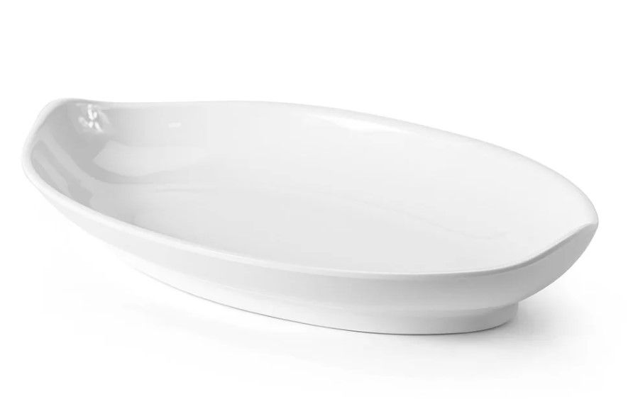 Travessa Oval Canoa Melam 24x14x3,5cm MMX... Travessa Oval Canoa Melam 24x14x3,5cm MMX...