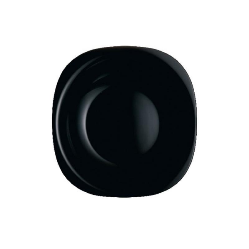 BLKPrato Fundo Carine Quad Preto 21cm ACR...