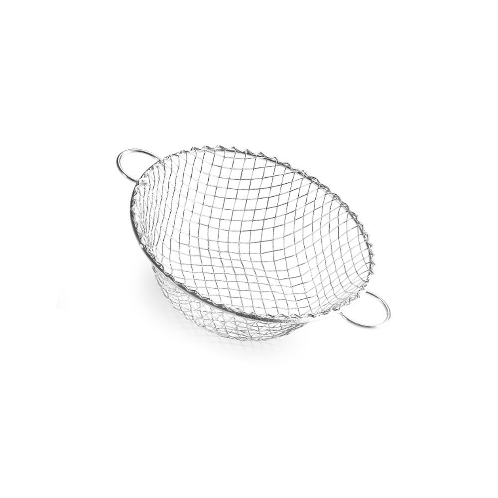 Cesta Aramada Redonda com Alça 16x7cm Ara...