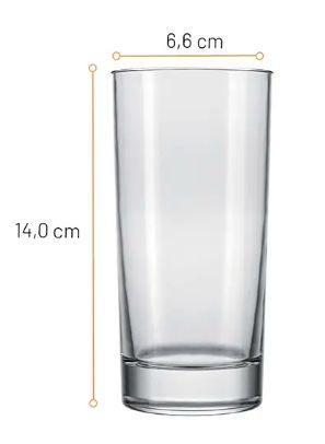 Copo Long Drink Atol 320ml Caixa com 12 N... Copo Long Drink Atol 320ml Caixa com 12 N...