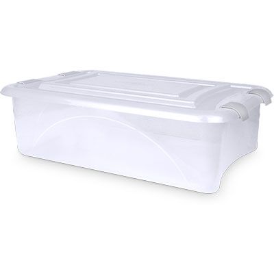Caixa Organizadora Plástica 30 Litros 58x...