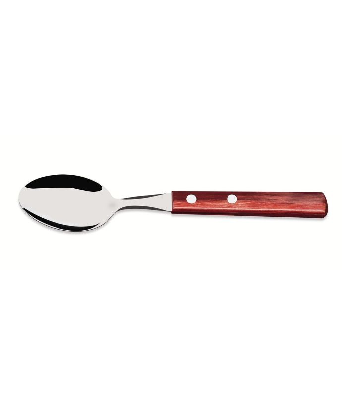 Colher de Mesa Polywood em Aço Inox com C... Colher de Mesa Polywood em Aço Inox com C...