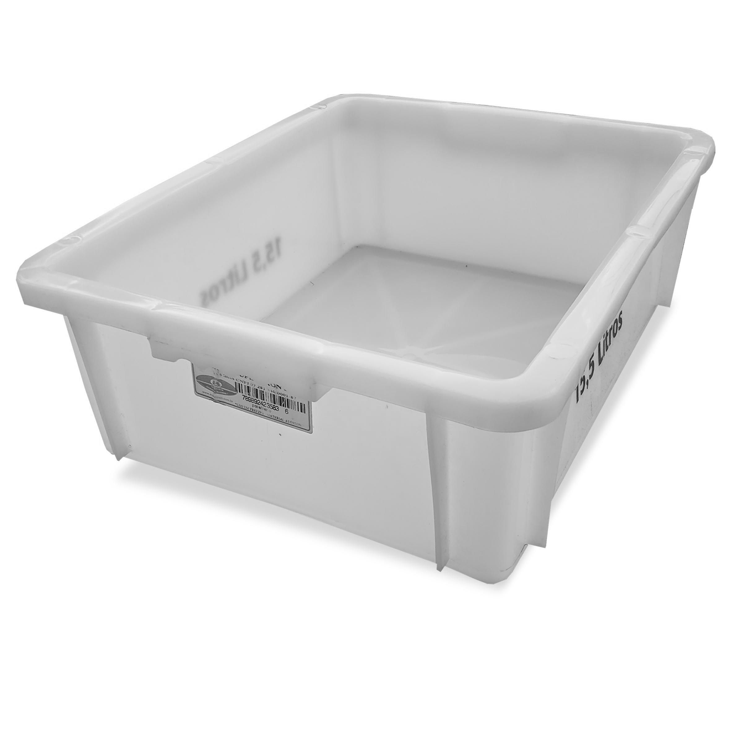 Caixa Plast Emp S/T 42x34x15cm 15L SCR_S650 Caixa Plast Emp S/T 42x34x15cm 15L SCR_S650