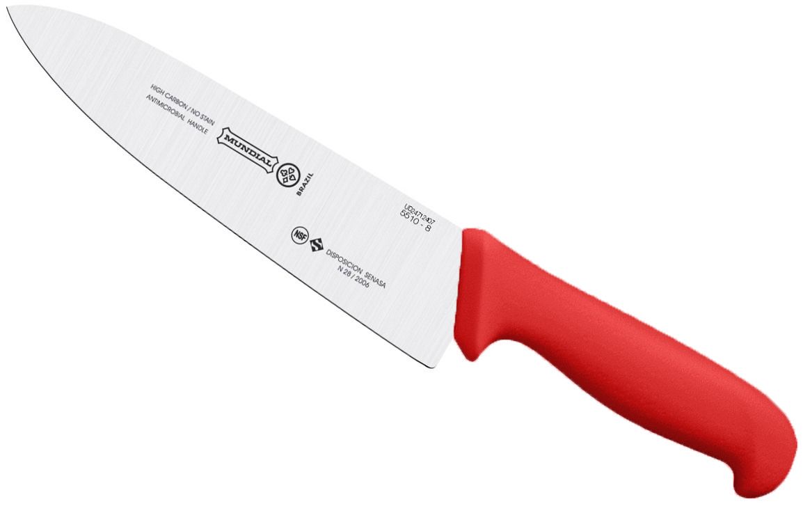 Faca C Vermelho Cozinha Prof 8 HCM_5510-08VM Faca C Vermelho Cozinha Prof 8 HCM_5510-08VM