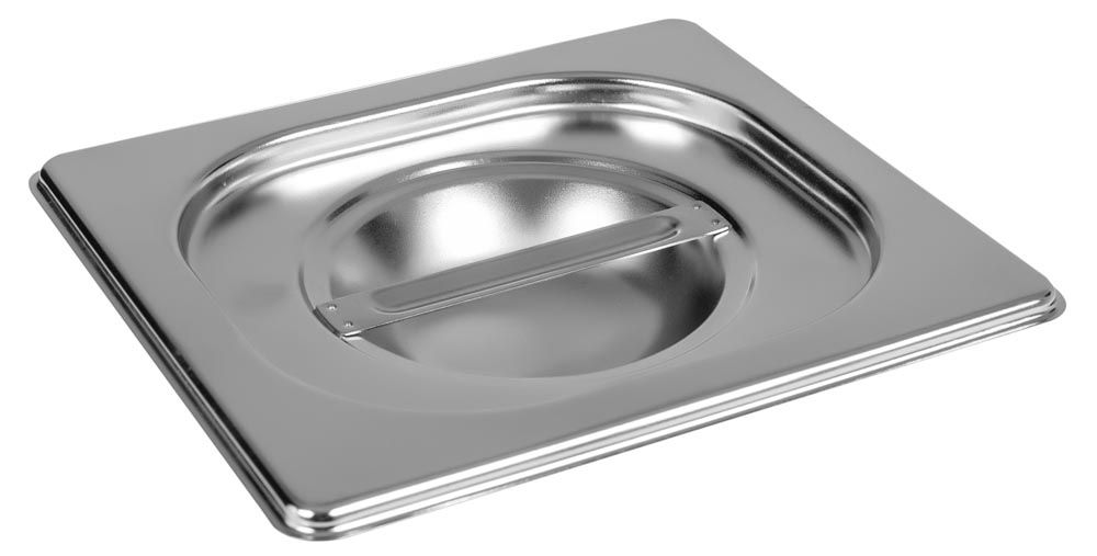 Tampa Gastronômica Inox GN 1/6 17,5x16 cm... Tampa Gastronômica Inox GN 1/6 17,5x16 cm...