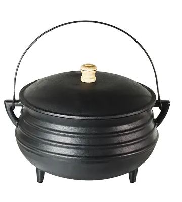 Panela de Ferro com Tripé N5 2,1L 18x11cm... Panela de Ferro com Tripé N5 2,1L 18x11cm...