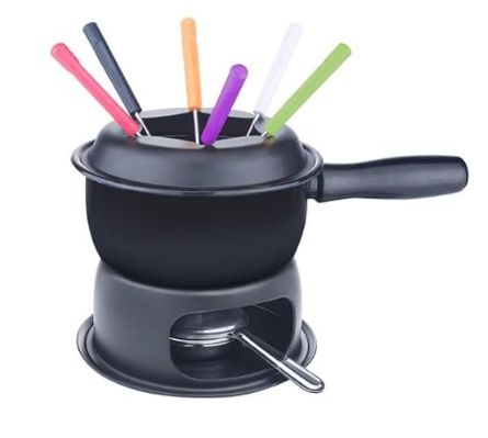 Conjunto Fondue para Chocolate e Carne Es... Conjunto Fondue para Chocolate e Carne Es...