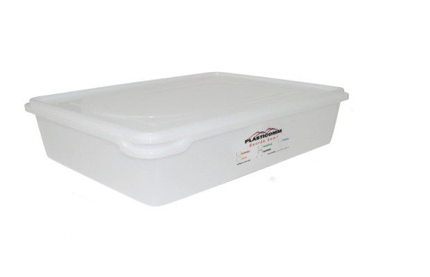 Caixa Plast 28x17x5cm 1,5L Bca PLC_310