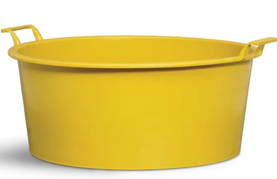 Bacia Redonda Plástica Canelada 80L 64x28... Bacia Redonda Plástica Canelada 80L 64x28...