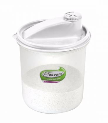 Açucareiro Farinheiro Vermelho 900ml Plas...