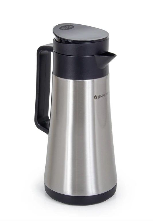 Bule Térmico Inox Preto Slim 350ml Marcam...