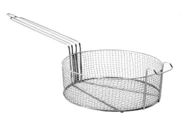 Cesta para Fritura Redonda Tela 24x12cm A... Cesta para Fritura Redonda Tela 24x12cm A...
