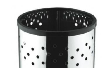 Lixeira Redonda Inox Perfurada 7 Litros V... Lixeira Redonda Inox Perfurada 7 Litros V...