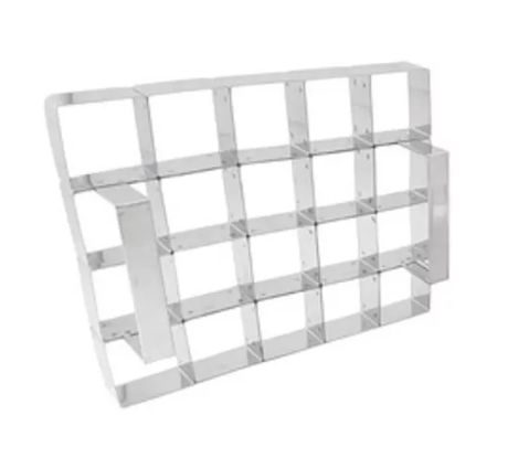 Cortador de Brownie Inox 20 Cavidades 5x5...