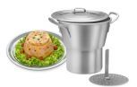 Cuscuzeiro Hotel Com Base 38cm ABC_5845 Cuscuzeiro Hotel Com Base 38cm ABC_5845