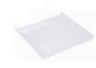 Prato Plast Quad 20x20cm Bco CZA_10535-0007 Prato Plast Quad 20x20cm Bco CZA_10535-0007