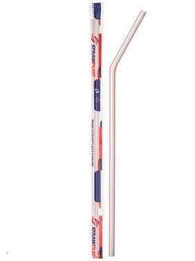 Canudo Descartável Sache 18x5mm Pacote co...