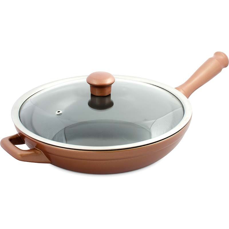 BLKFrigideira Cer T/Vid 28cm 2L Cobre CTA...