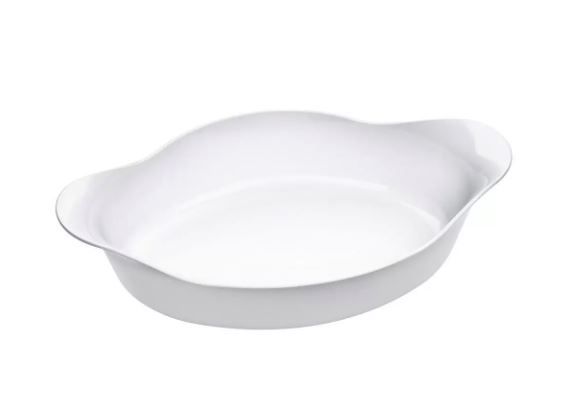Assadeira Refr Oval M Opaline 28x16x5,5 C... Assadeira Refr Oval M Opaline 28x16x5,5 C...