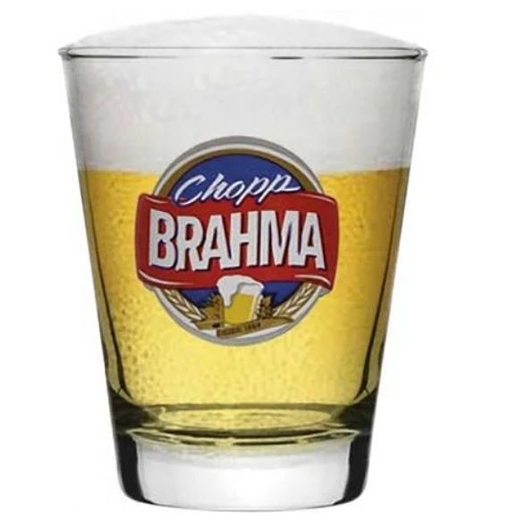 Copo Calder Chopinho 220ml Brahma Caixa c... Copo Calder Chopinho 220ml Brahma Caixa c...