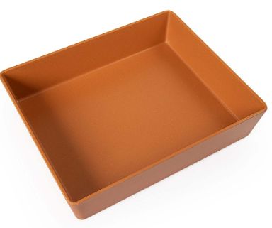 Travessa Retangular Melamina 30x25x6cm Te... Travessa Retangular Melamina 30x25x6cm Te...